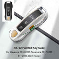 Green Key Case Cover for Porsche (Panamera, Cayenne, Macan, 718, 911, Taycan)