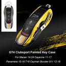 Green Key Case Cover for Porsche (Panamera, Cayenne, Macan, 718, 911, Taycan)