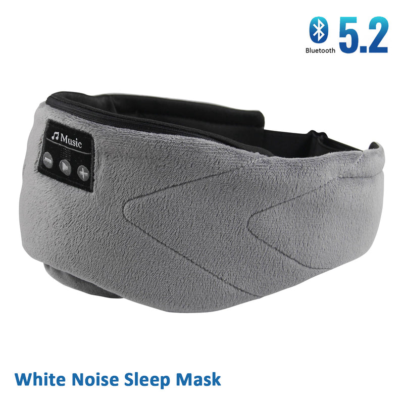 5.2 Bluetooth Sleep Mask – Ultra-Thin, Noise Reduction, White Noise, Light-Shading, Cooling Lining