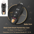 Green Key Case Cover for Porsche (Panamera, Cayenne, Macan, 718, 911, Taycan)
