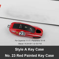 Green Key Case Cover for Porsche (Panamera, Cayenne, Macan, 718, 911, Taycan)