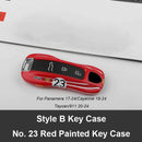 Green Key Case Cover for Porsche (Panamera, Cayenne, Macan, 718, 911, Taycan)