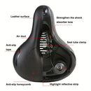 Universal Bicycle Seat – Thick Soft Breathable Shock-Absorbing Saddle for Mountain & Outdoor Riding