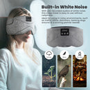 5.2 Bluetooth Sleep Mask – Ultra-Thin, Noise Reduction, White Noise, Light-Shading, Cooling Lining