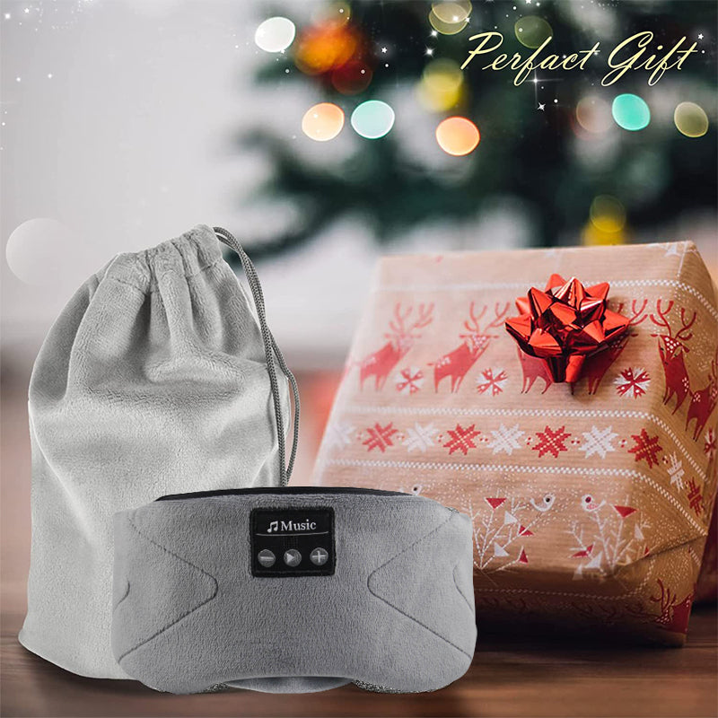 5.2 Bluetooth Sleep Mask – Ultra-Thin, Noise Reduction, White Noise, Light-Shading, Cooling Lining