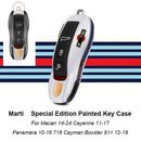 Green Key Case Cover for Porsche (Panamera, Cayenne, Macan, 718, 911, Taycan)